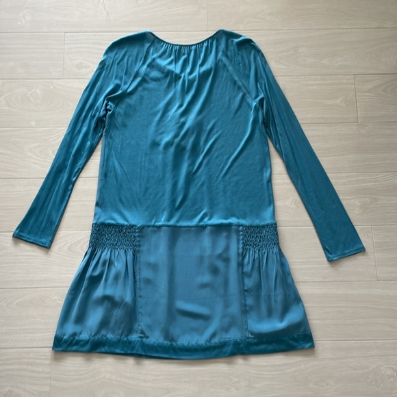 Calypso St. Barth Blue Silk & Model Dress - Picture 7 of 11